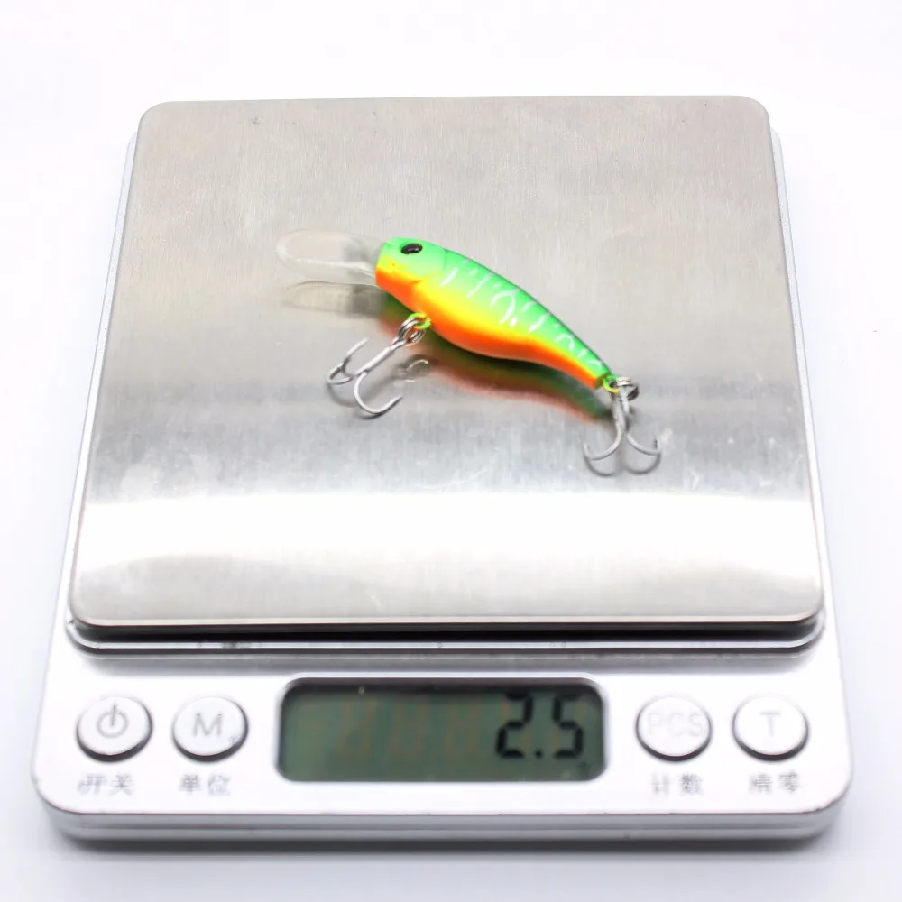 AOCLU Wobbler Jerkbait 40mm – Minnow flotante 0,8m lubina - imagen 2