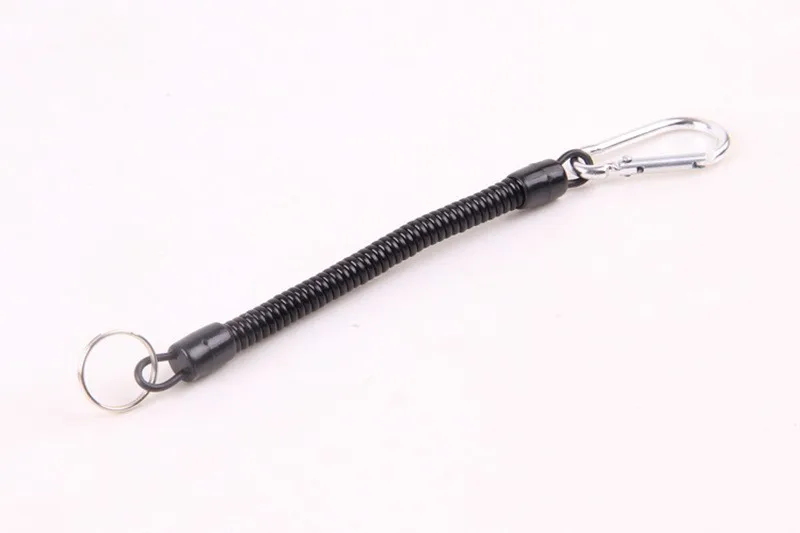 Detalle del cable flexible tipo telefónico de la cuerda de retención