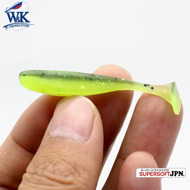 Key Shad Jig Rig – Señuelo blando aroma camarón para lubina - imagen 4