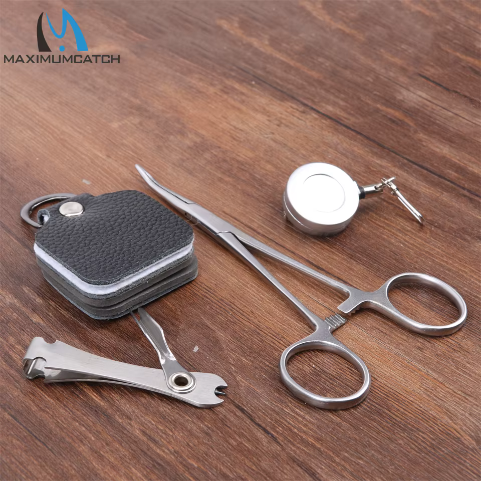 Maximumcatch Kit pesca mosca impermeable con fórceps y moscas - imagen 5