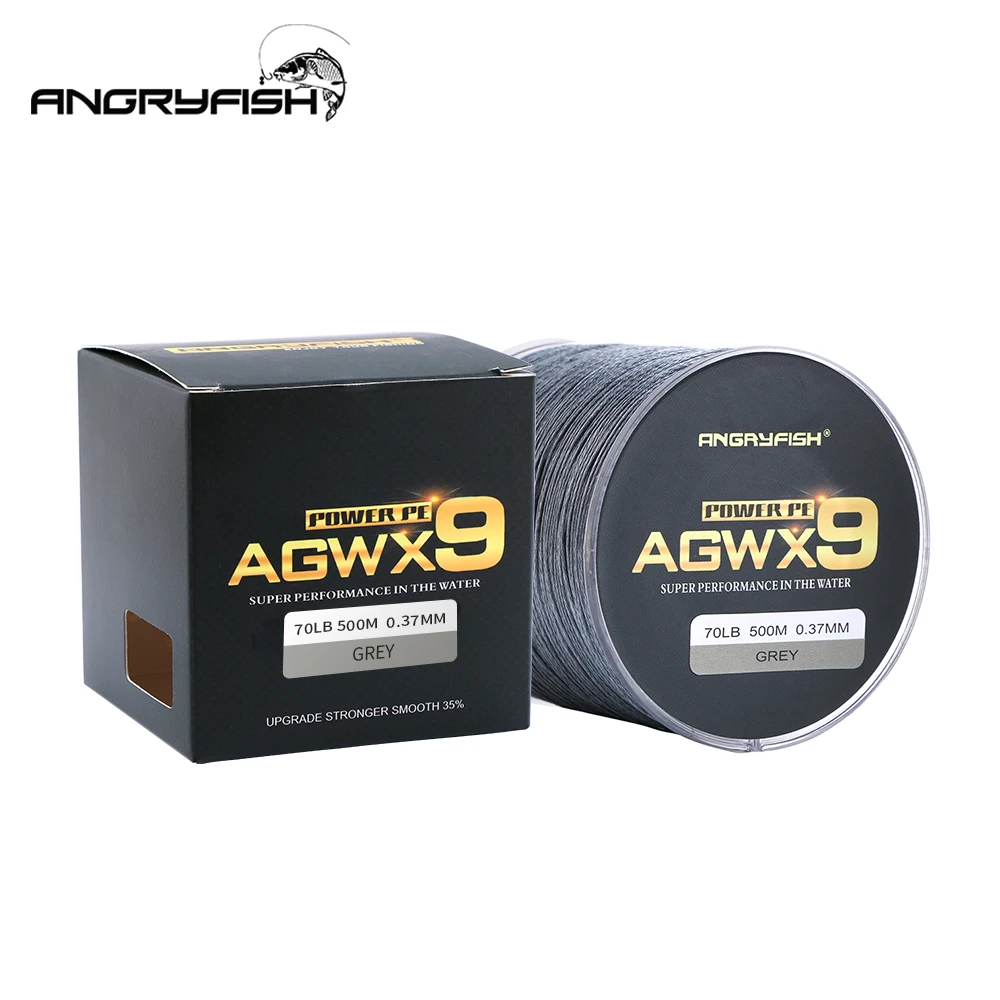 Trenzado Angryfish 9 Hebras – Línea PE superresistente para pesca - imagen 5