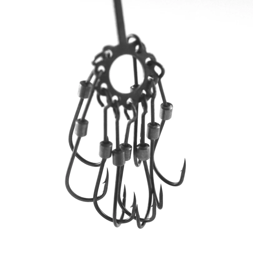 Juego anzuelos jig head acero carbono MNFT – Para pesca de carpa - imagen 4