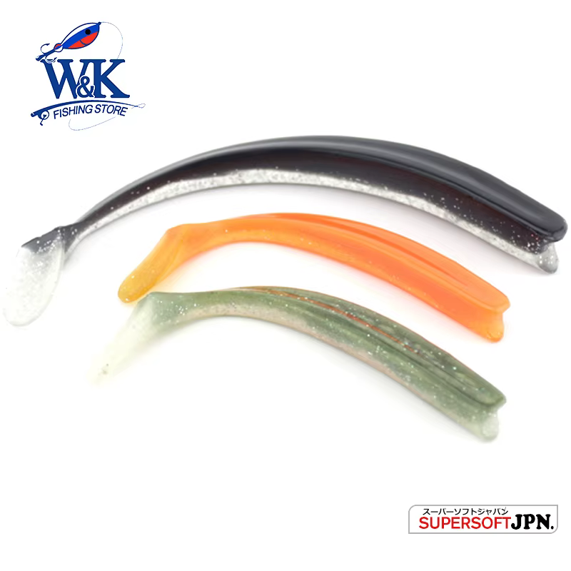 W&K Swimbait Vinilo con Cola Paleta – Señuelo para Agua Salada - imagen 3