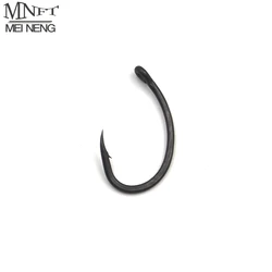 Anzuelos de carpa MNFT antiadherente púas negras mate