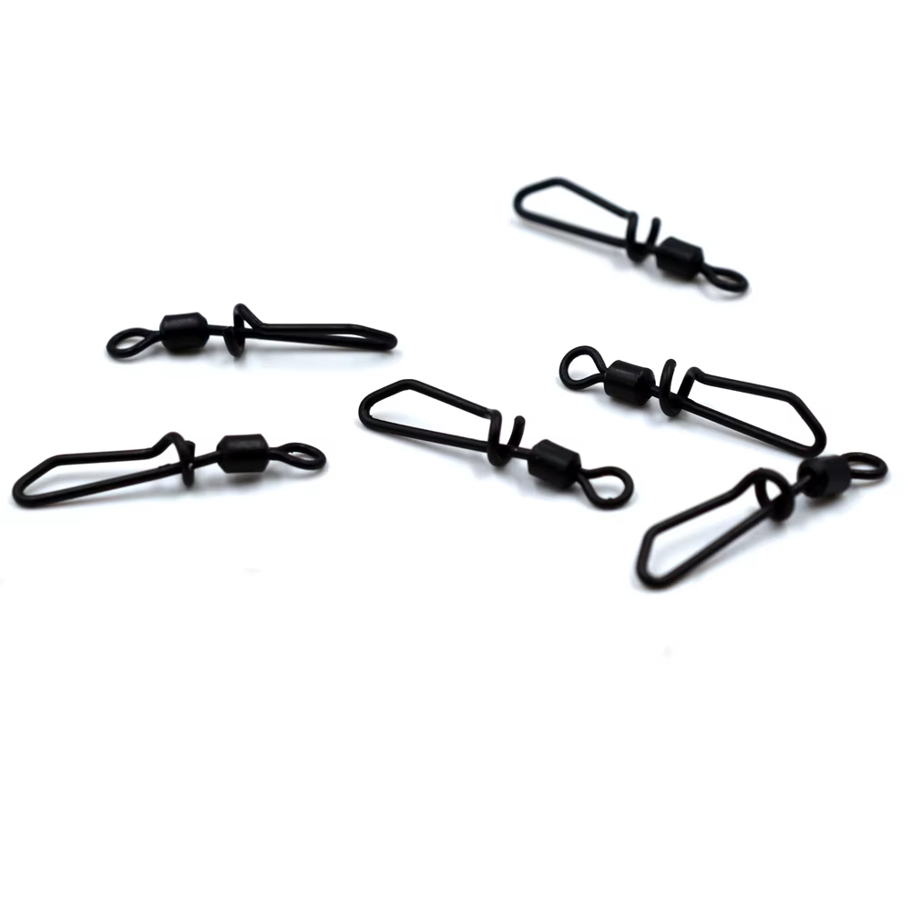 Swivel MNFT con clip de cambio rápido – Acero inoxidable níquel negro - imagen 2