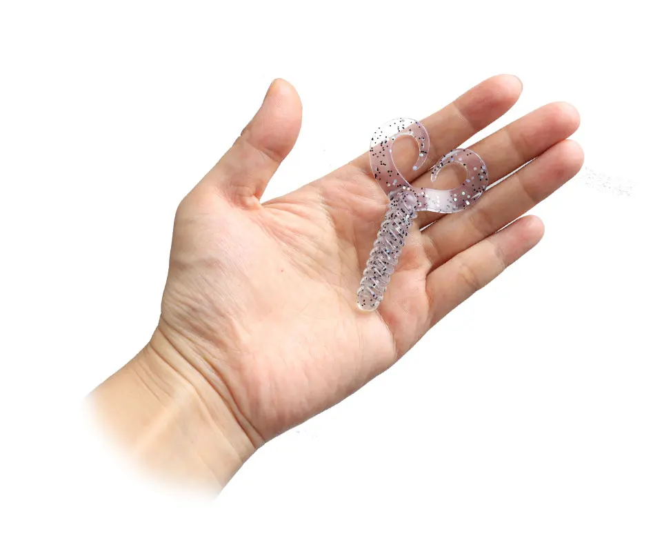 Pack de 5 señuelos vinilo cola bifurcada