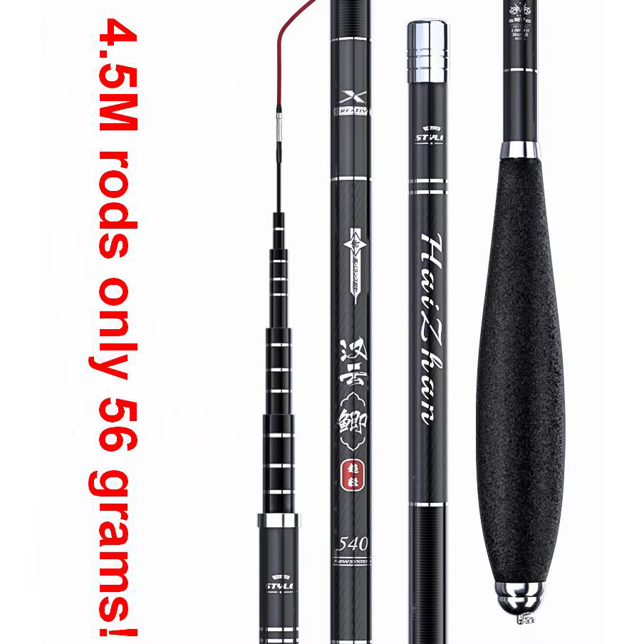 Caña Spinning Carbono Hanyon ZZ218 3.60m Media-Rápida Superligera 2 Puntas