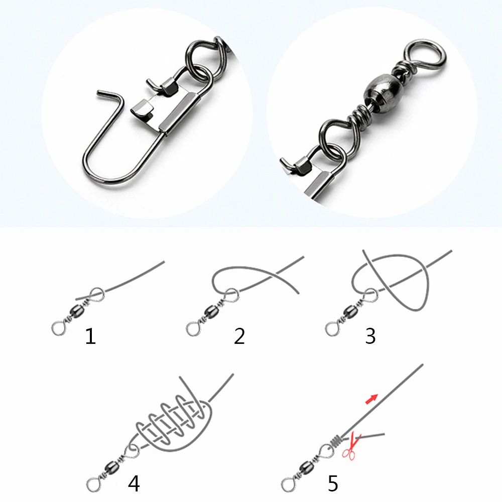 Conector Giratorio para Pesca - Accesorio para Líneas - imagen 2