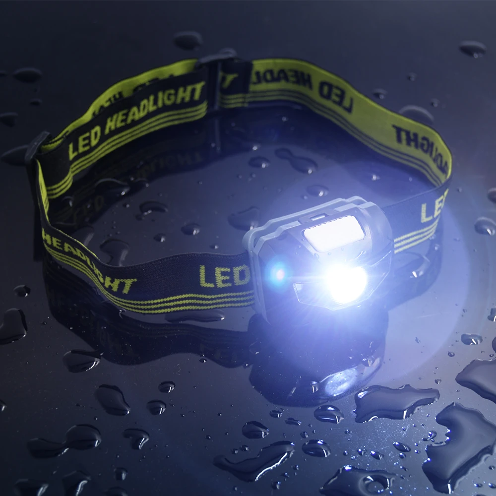 Frontal LED impermeable para pesca nocturna – 4 modos de luz - imagen 4