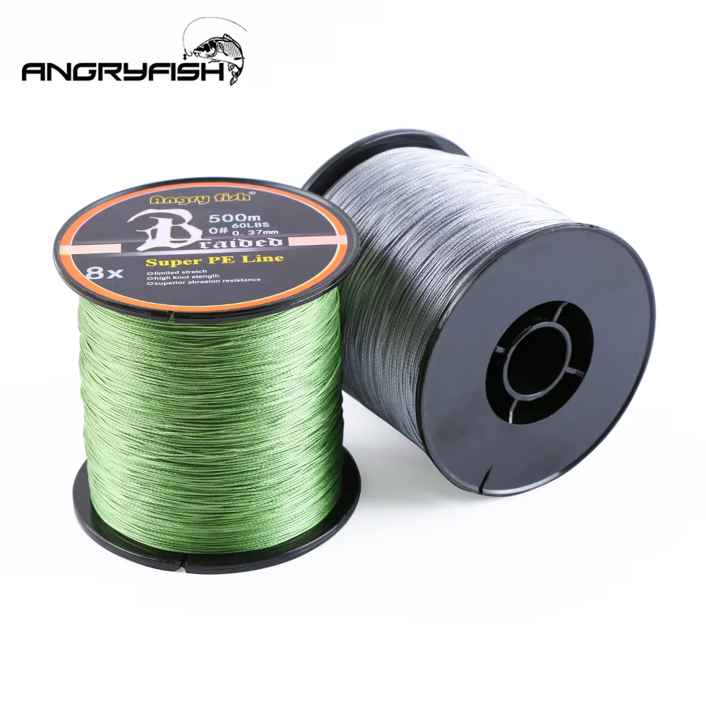 Angryfish Línea de Pesca Trenzada 8X PE – Super resistente 8 colores - imagen 3