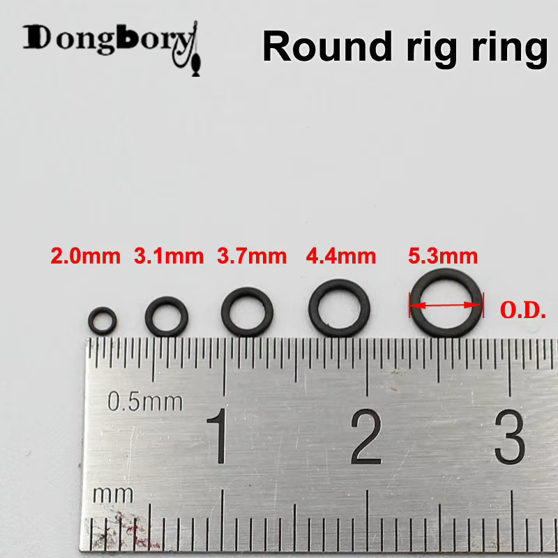 Anillos Blowback Negro Mate para Aparejo de Carpfishing - imagen 3