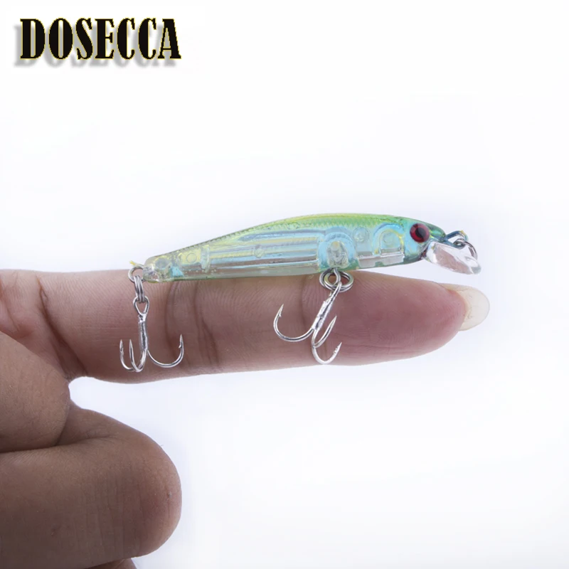 Cebo artificial Mini Minnow de hundimiento lento – 5 cm, 2 g - imagen 5