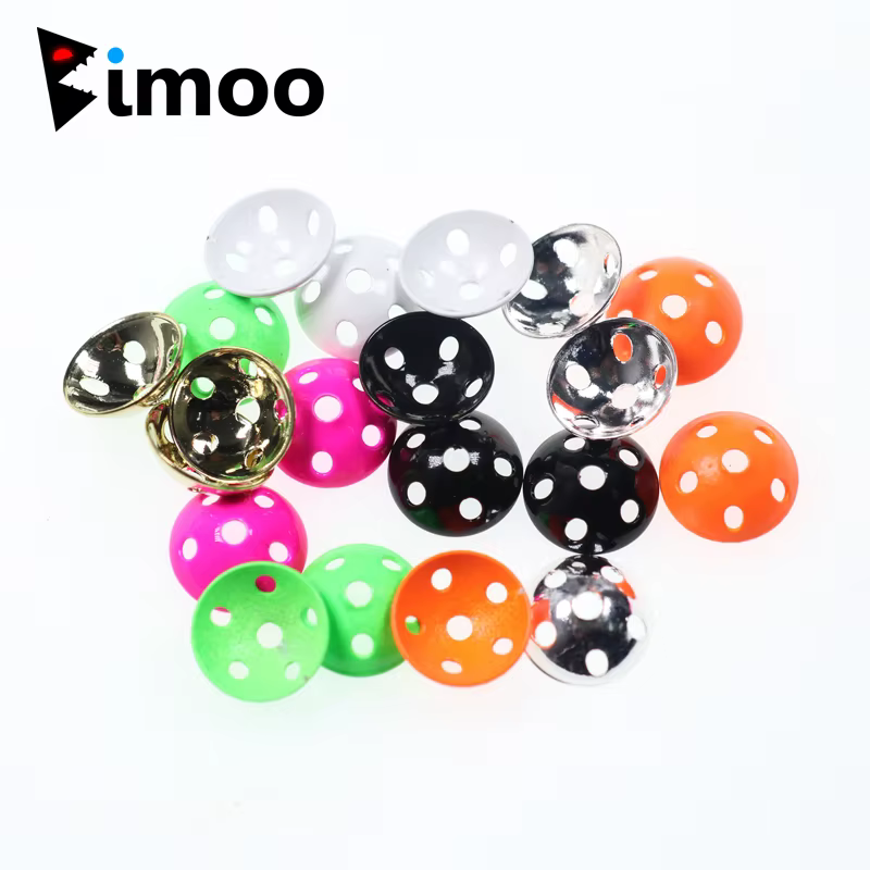 Bimoo Moscas de tubo: conos de atado 10 mm, disco Tubefly