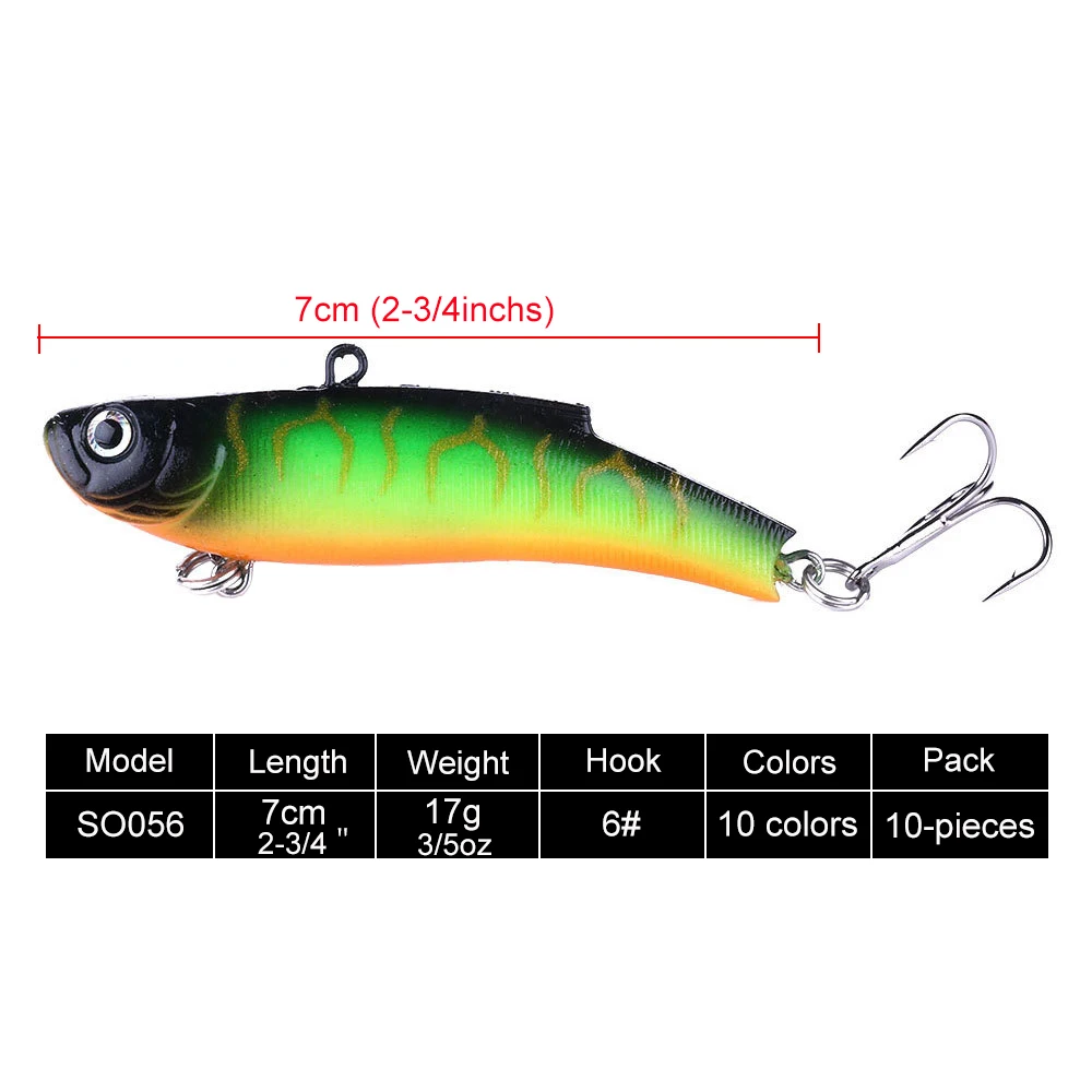 Cebo artificial suave VIB para pesca en hielo – Pececillo - imagen 2