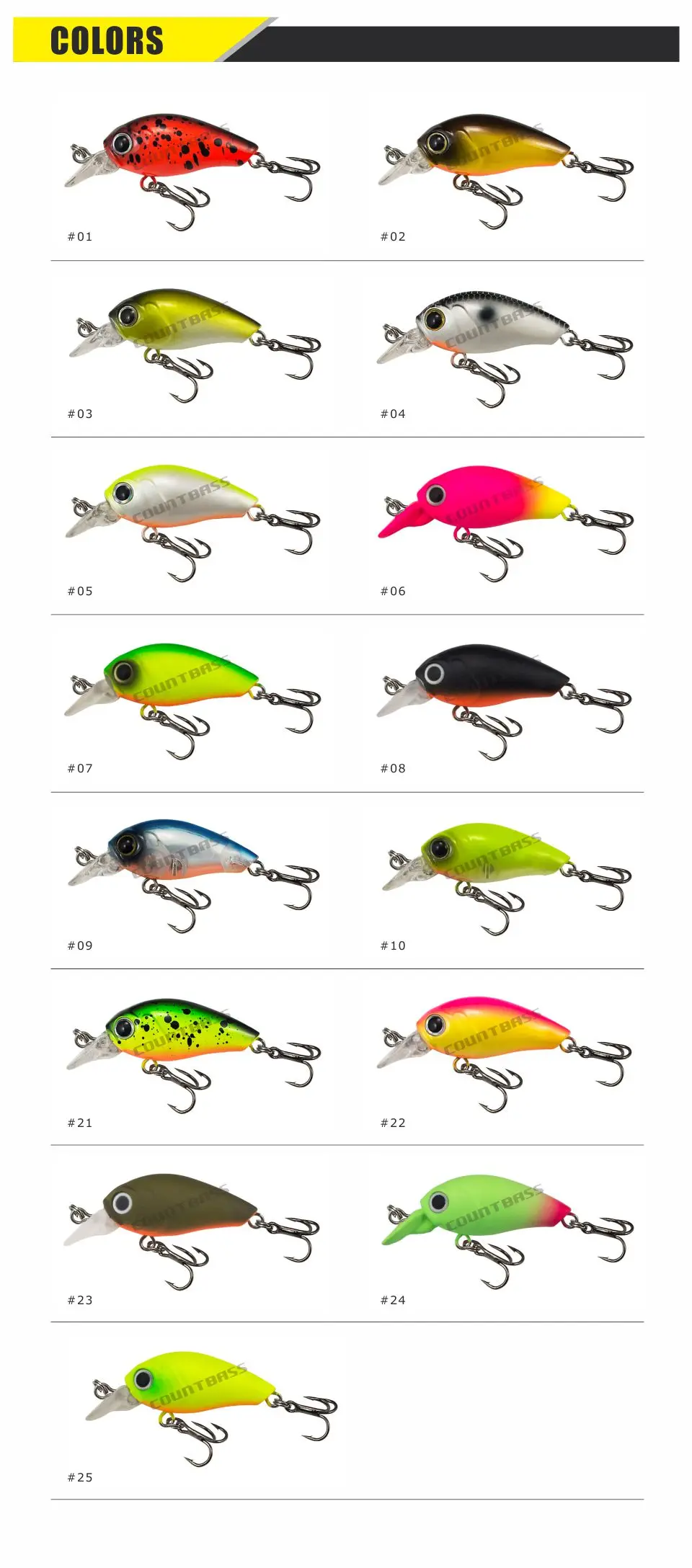 Pescando en acción con el Countbass Wobbler