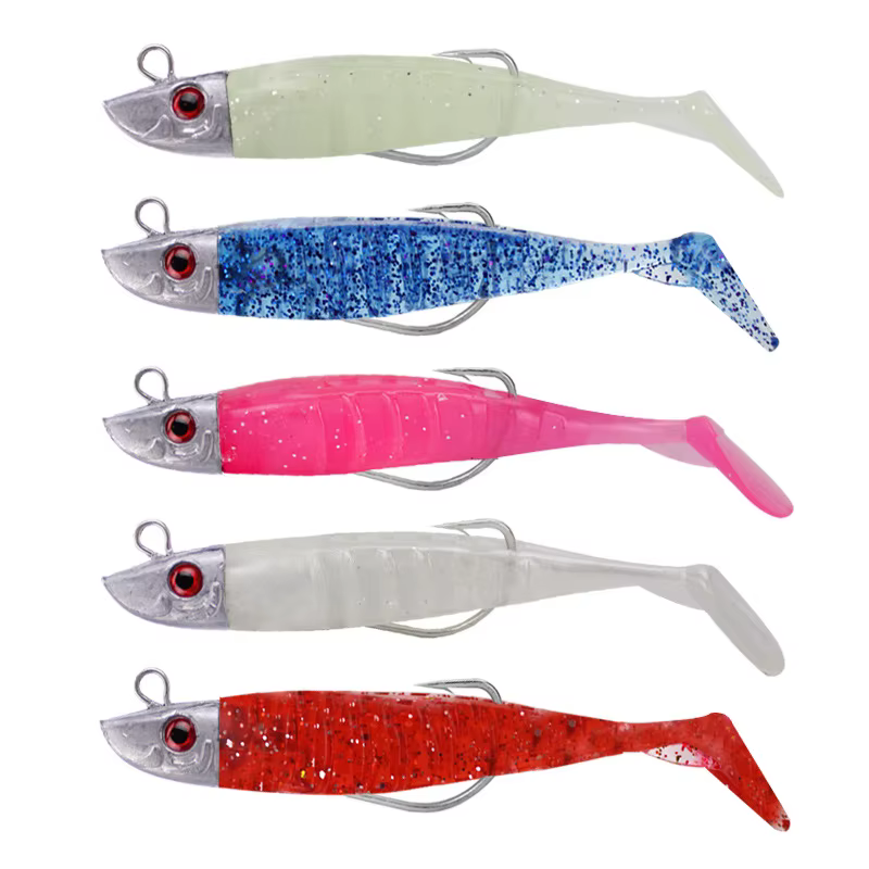 Jig Head cola T para lubina 8cm - imagen 4