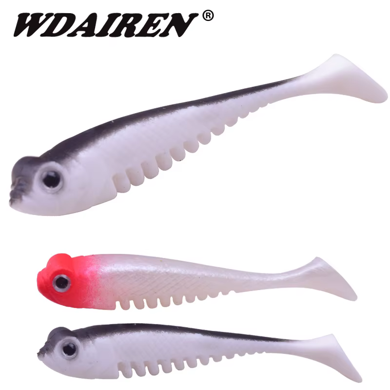 Señuelos Swimbaits para carpa – Silicona natural 80mm 4g - imagen 4