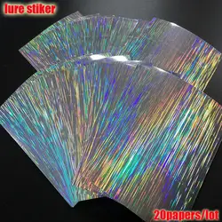 Pegatinas holográficas decorativas para señuelos