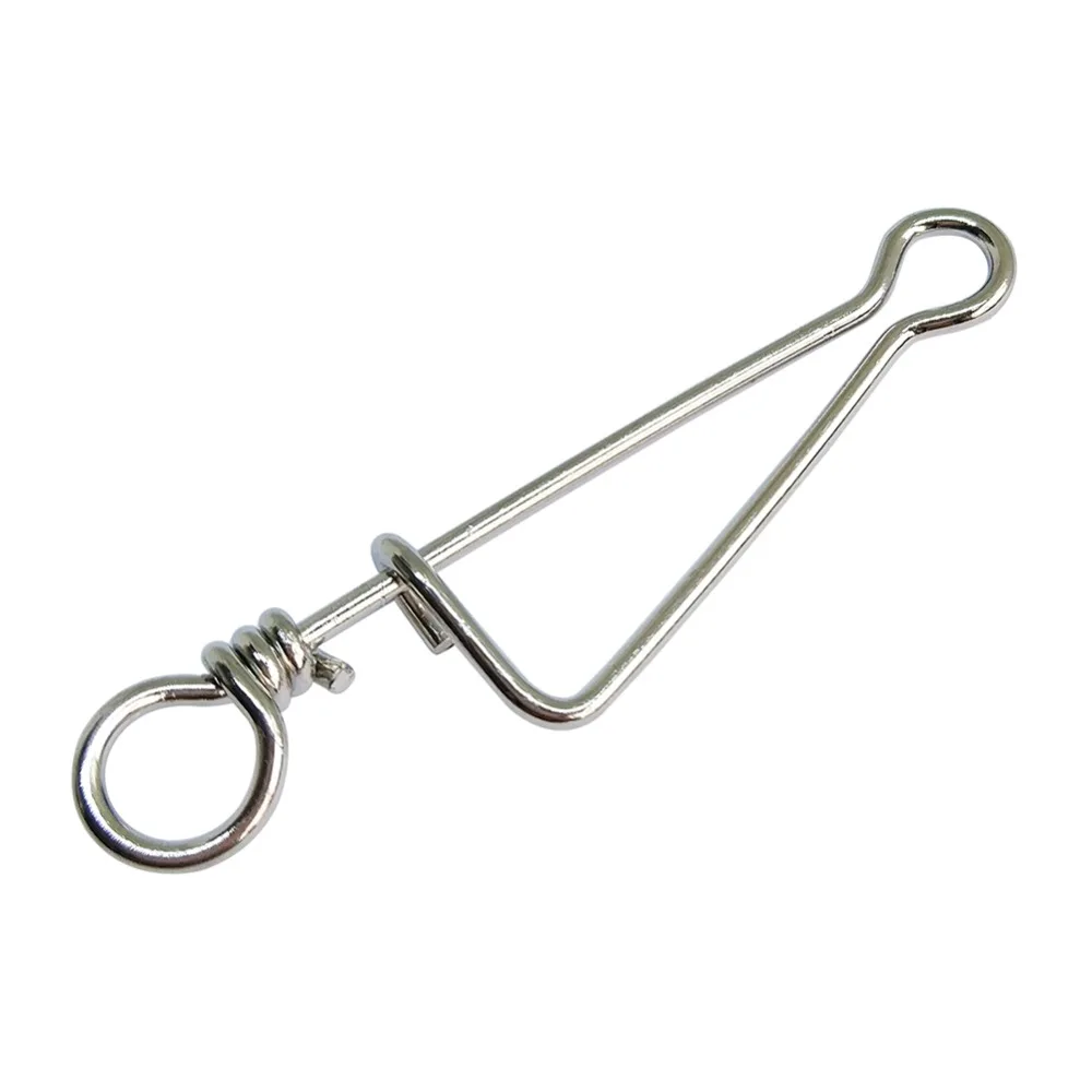 Eslabones giratorios y clips de acero inoxidable para pesca - imagen 3