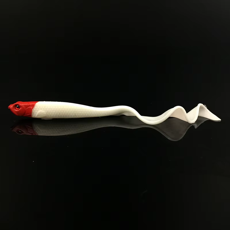 JerkShad 12,5 cm – Señuelo blando con falda y vientre hueco - imagen 4