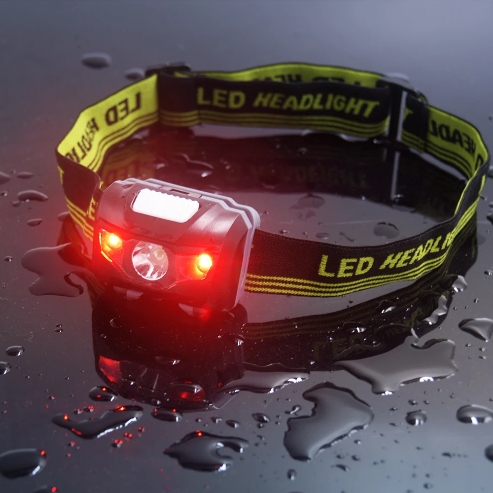 Frontal LED impermeable para pesca nocturna – 4 modos de luz - imagen 2