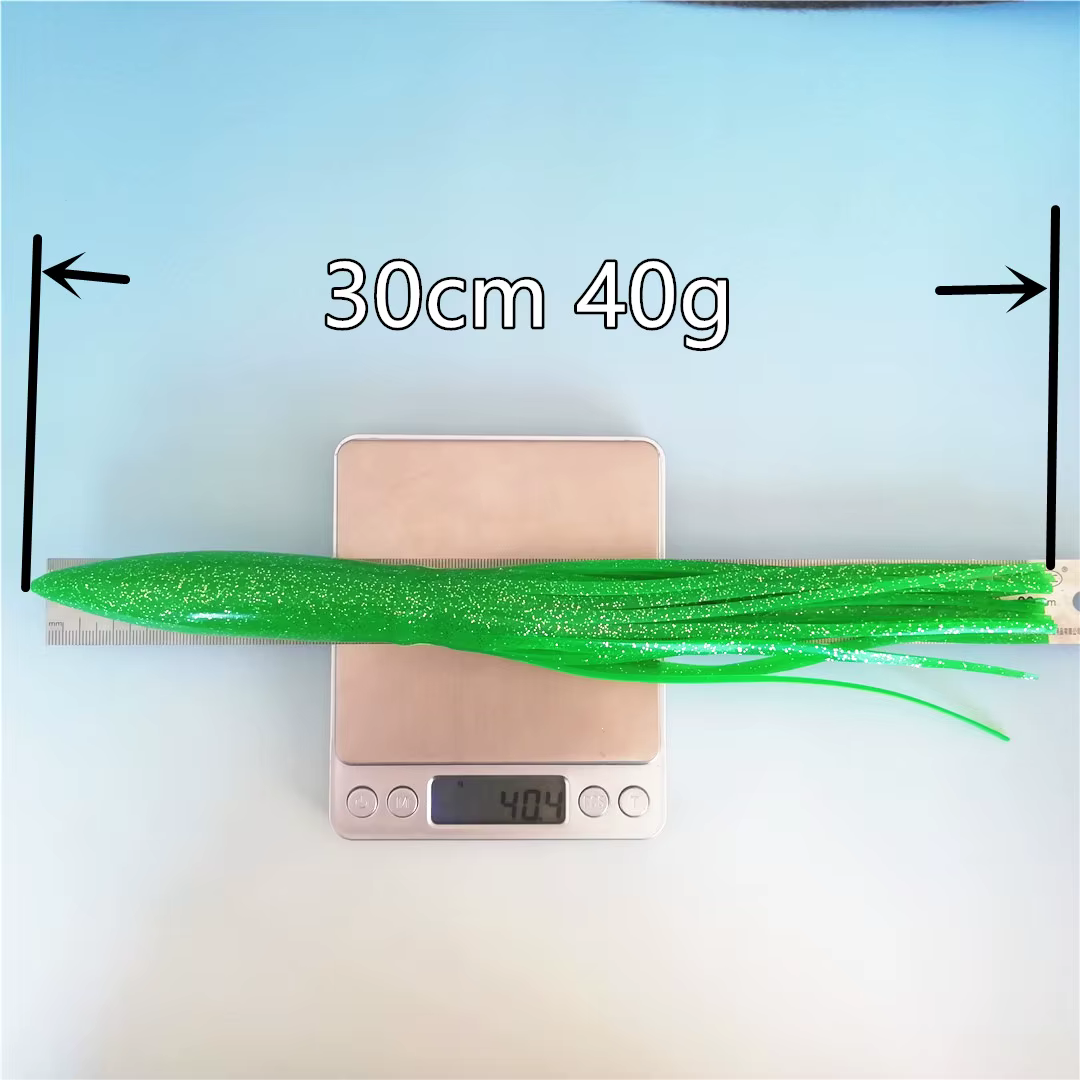 Swolfy Señuelo de Pulpo Silicona – Anzuelo Calamar para Pesca Salada - imagen 5