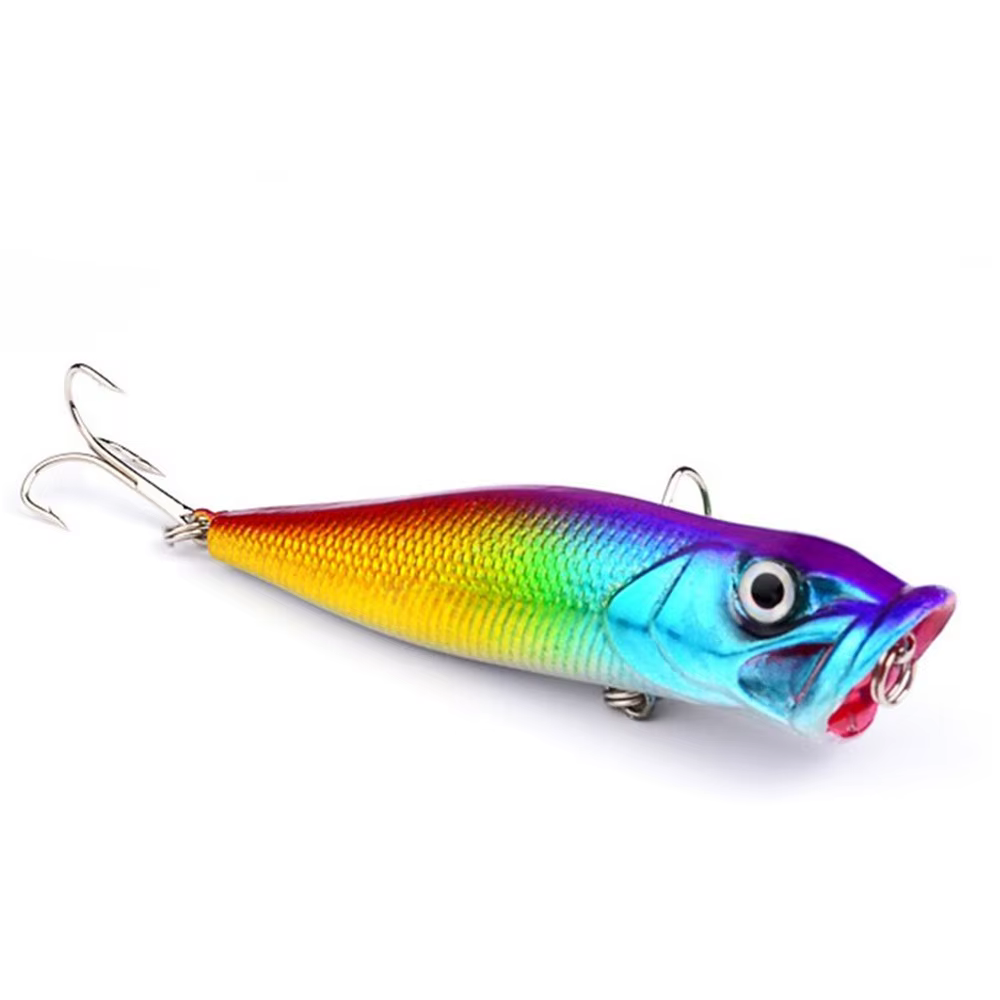 Popper Topwater 8cm 12g - Ojos 3D realismo - imagen 4