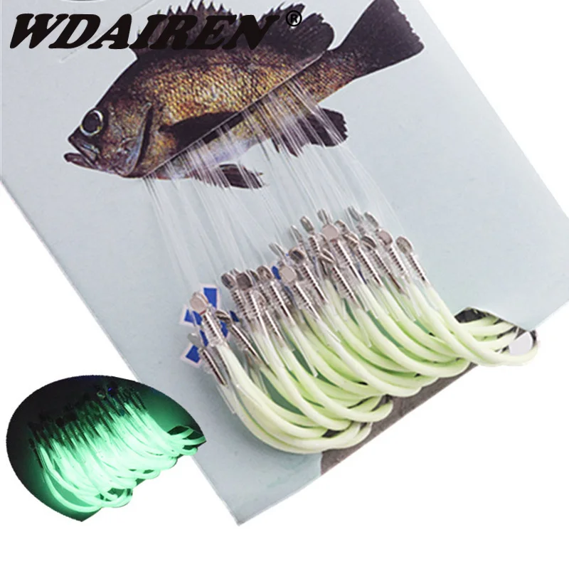 Anzuelos Jig Head luminosos de acero alto carbono – con púas