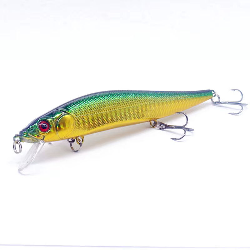 Crankbait duro 140 mm láser – Señuelo con anzuelos dobles para pesca - imagen 4