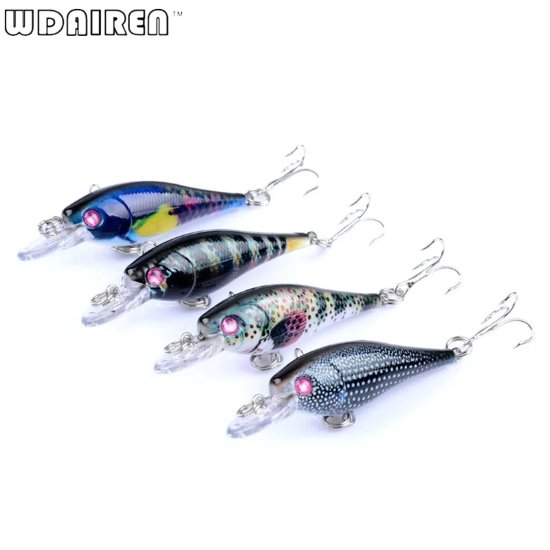 Señuelo de pesca con manivela WDAIREN vista lateral