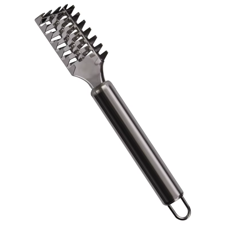 Raspador de escamas de acero inoxidable para limpieza de pescado