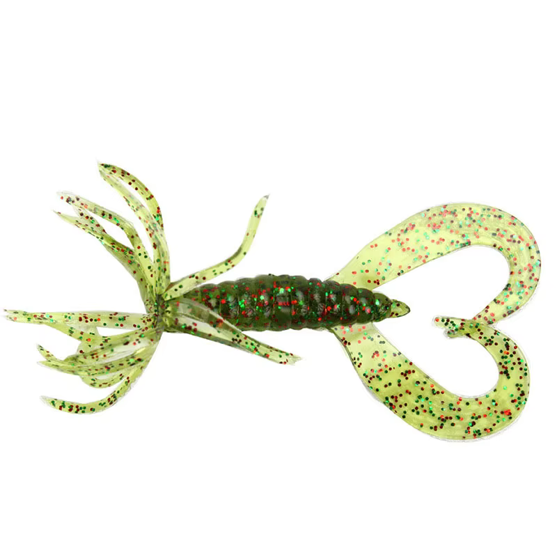 Crazy Flapper – Señuelo curl tail silicone 7cm - imagen 2