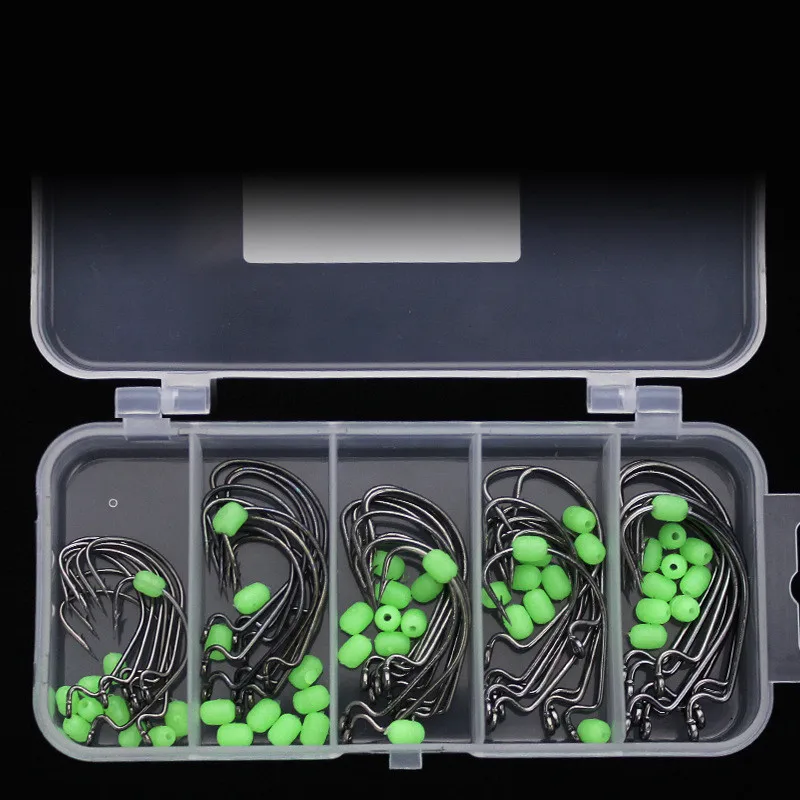 Anzuelos Jig Head con Bolas Luminosas Antideslizantes para vinilo - imagen 3