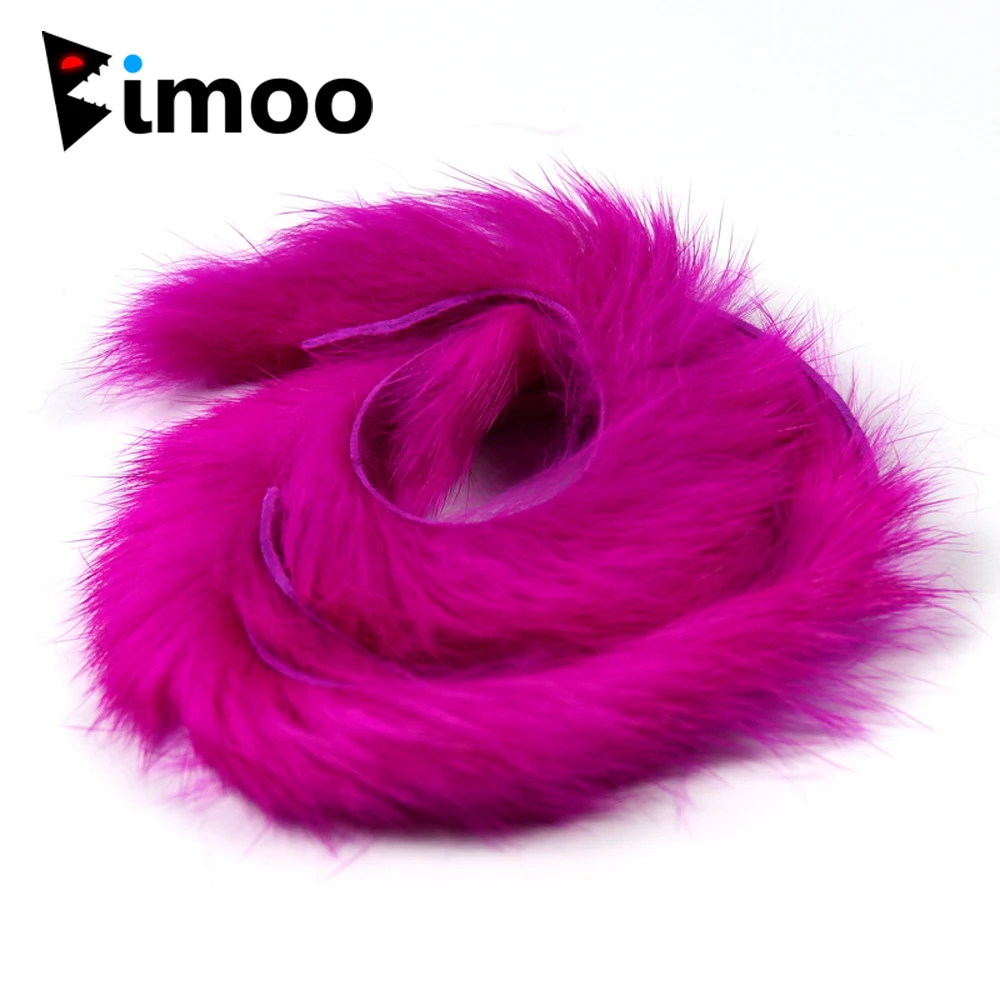 Bimoo Tiras Zonker de Liebre 5mm – Material para Moscas Streamer