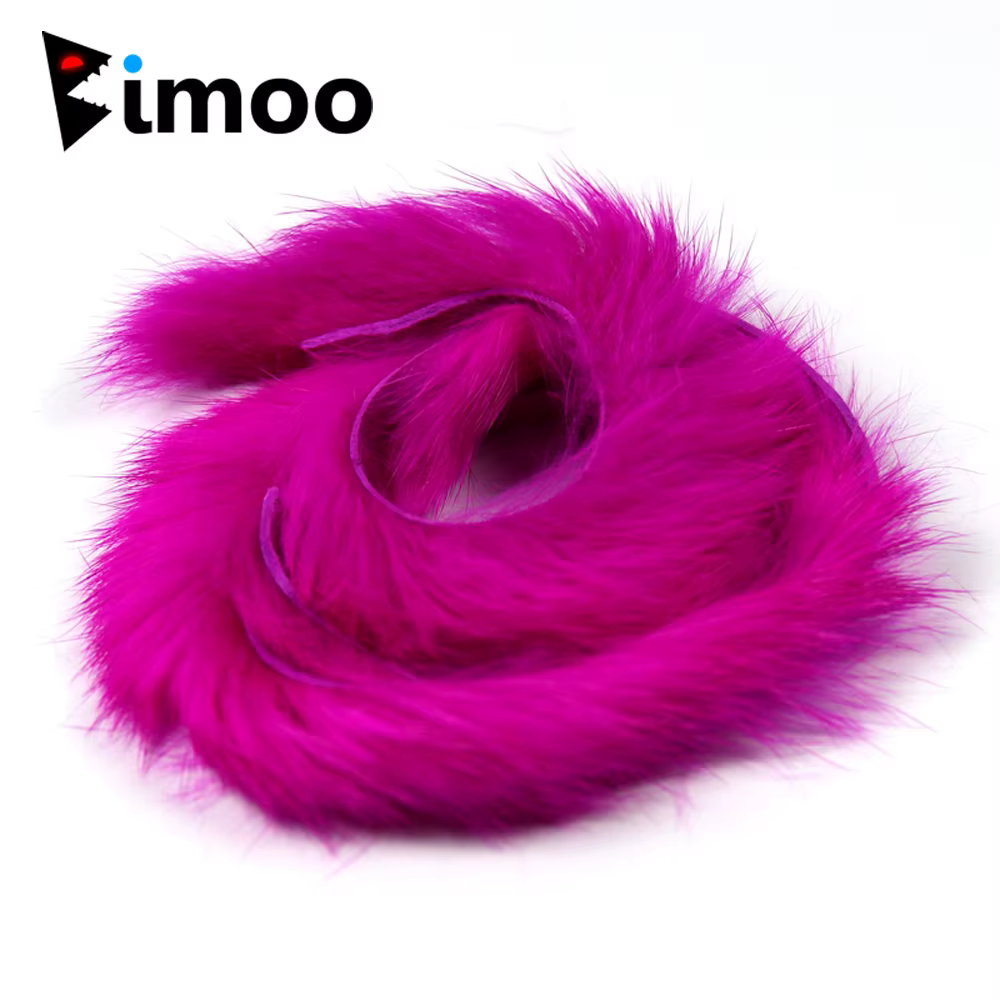 Bimoo Tiras Zonker de Liebre 5mm – Material para Moscas Streamer