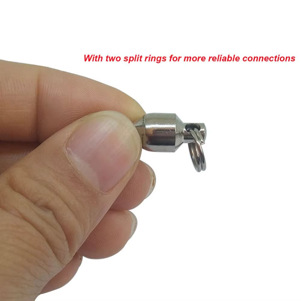 Giratorio Ball Bearing Acero Inoxidable con Anillo Dividido para Lubina - imagen 2