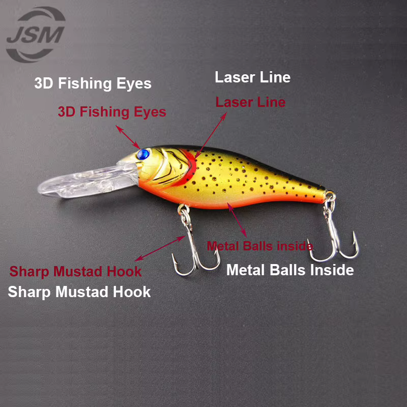 Señuelo flotante JSM para lubina – Pesca en agua salada - imagen 2
