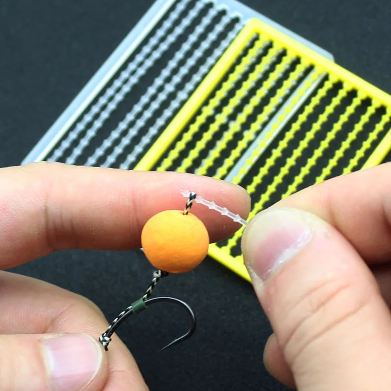 Inserciones boilie para pesca de carpa con aparejos y tapones cabello