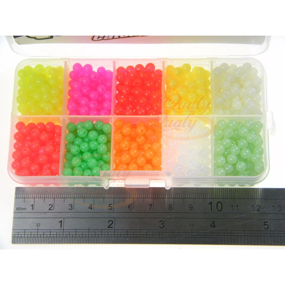 THKFISH cuentas de plástico de 4mm en diferentes colores