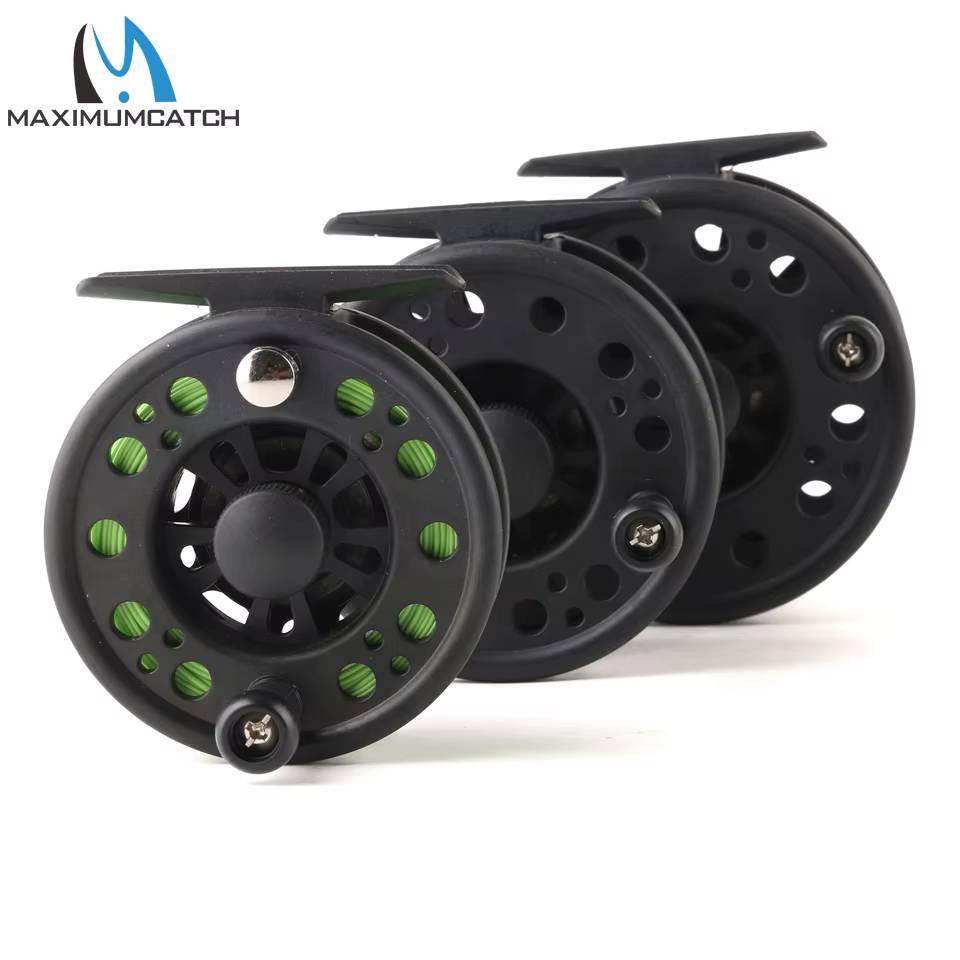 Maximumcatch Carrete de mosca 5-8WT plástico ambidiestro - imagen 4