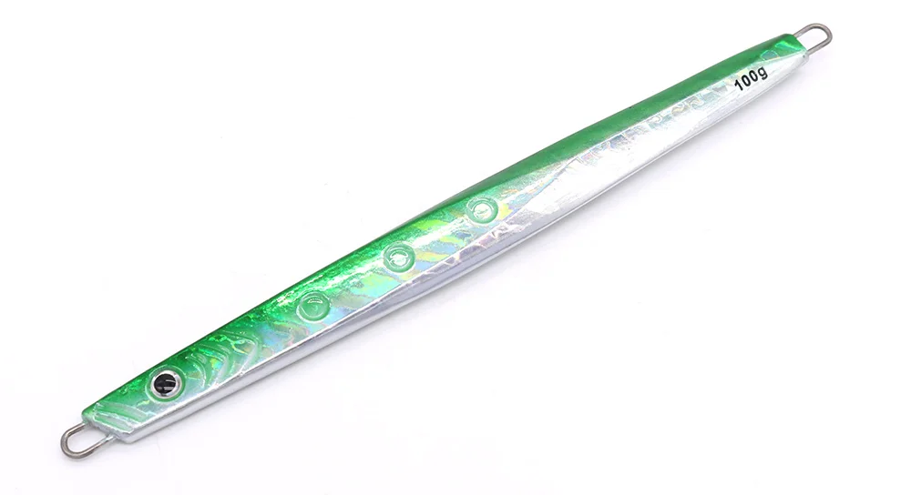 Señuelo jigging vertical color verde