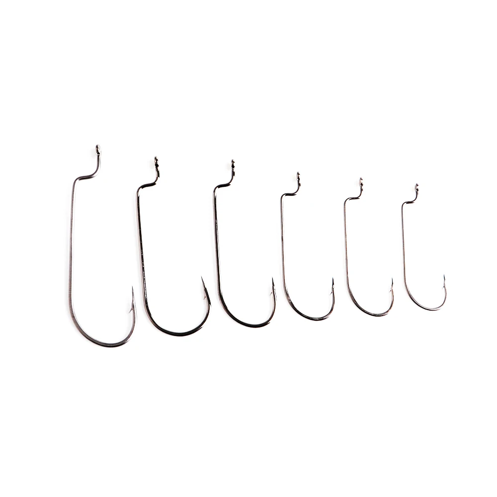 Anzuelos Offset NGB – Acero carbono para pesca con vinilo - imagen 3