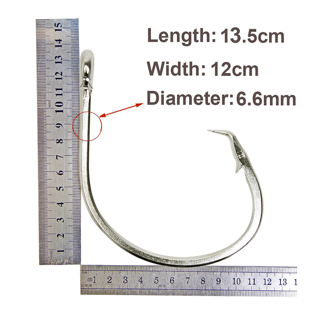 Anzuelos Atún Acero Inoxidable – Fuertes y Duraderos para Pesca - imagen 2