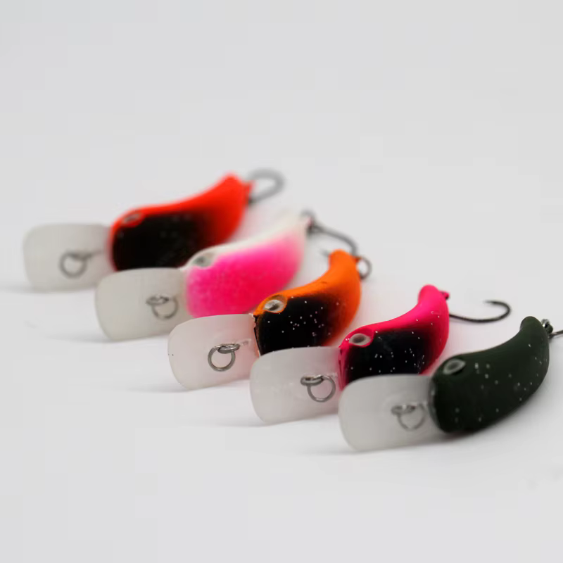Mini señuelo duro pececillo 3.7cm anzuelo simple – Anilla reforzada