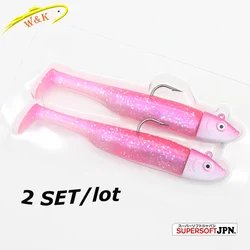 Cebo pescado pesado Zander Walleye 11,5 cm con cabeza de plantilla y balancín Slinky Shad