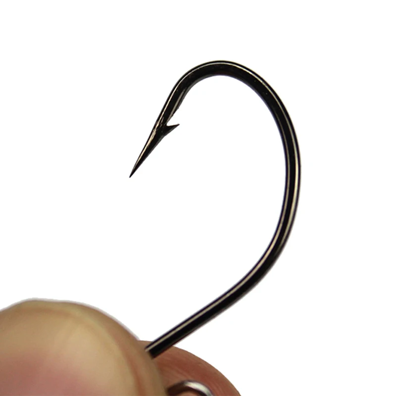 OUTKIT Anzuelos para lubina - acero de alta carbono para pesca - imagen 3