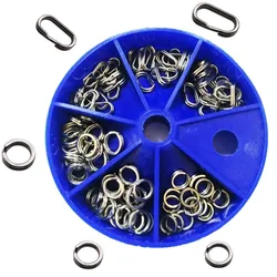 Anillos Divididos Acero Inoxidable para Señuelos de Pesca