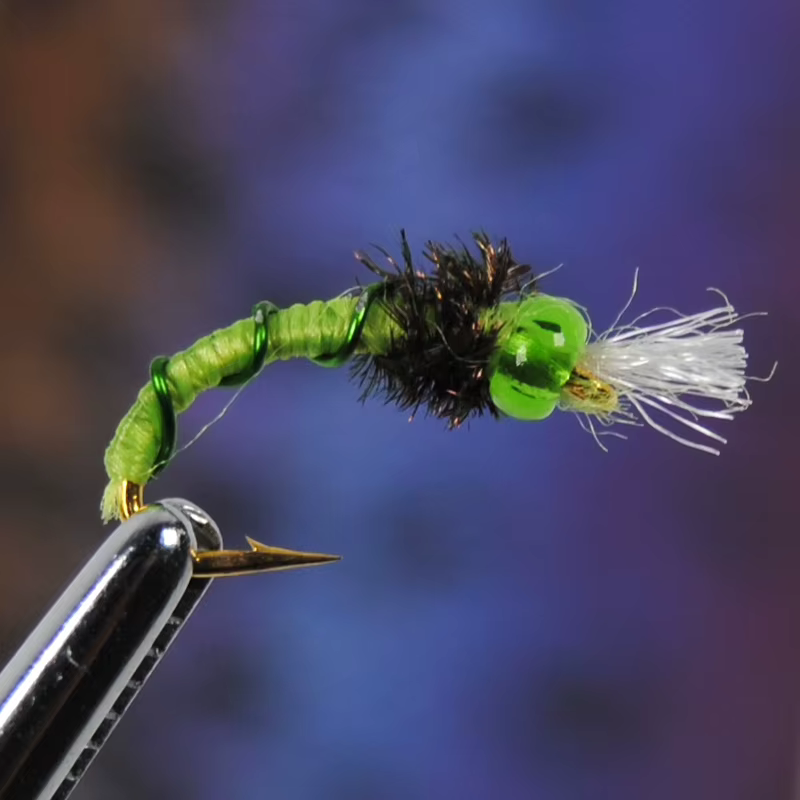 Ninfa Beadhead y Emerger de Chironomidos para Trucha y Carpa