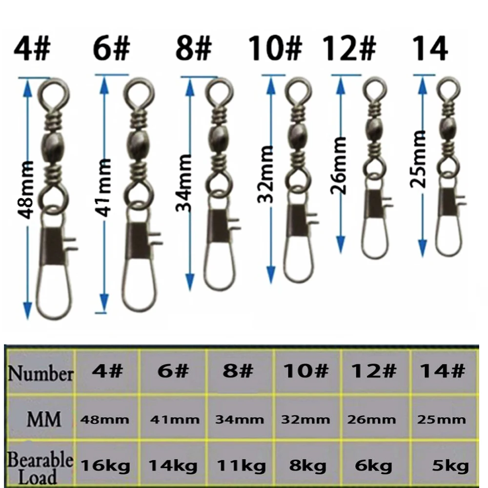 Conector Giratorio para Pesca - Accesorio para Líneas - imagen 4