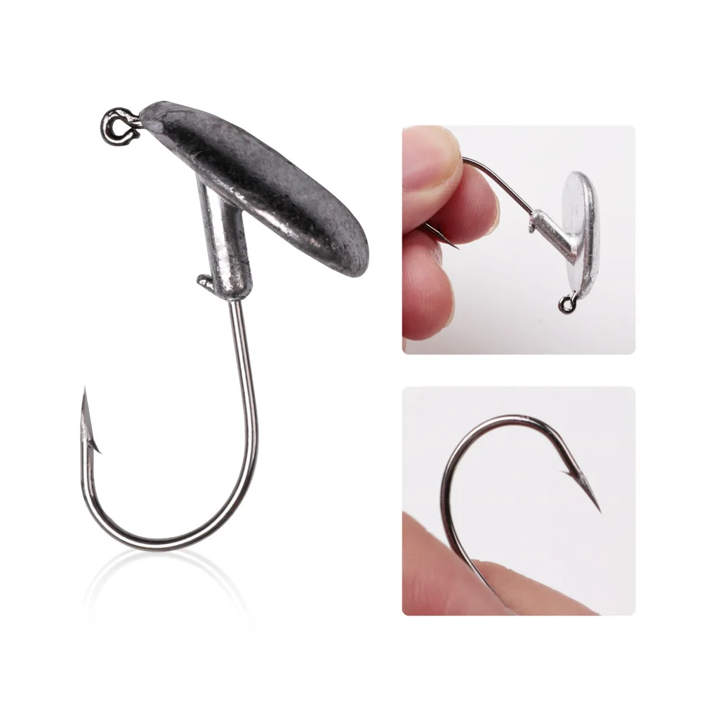 Anzuelos Jig Head de plomo – 3,5g a 10g para vinilos - imagen 3